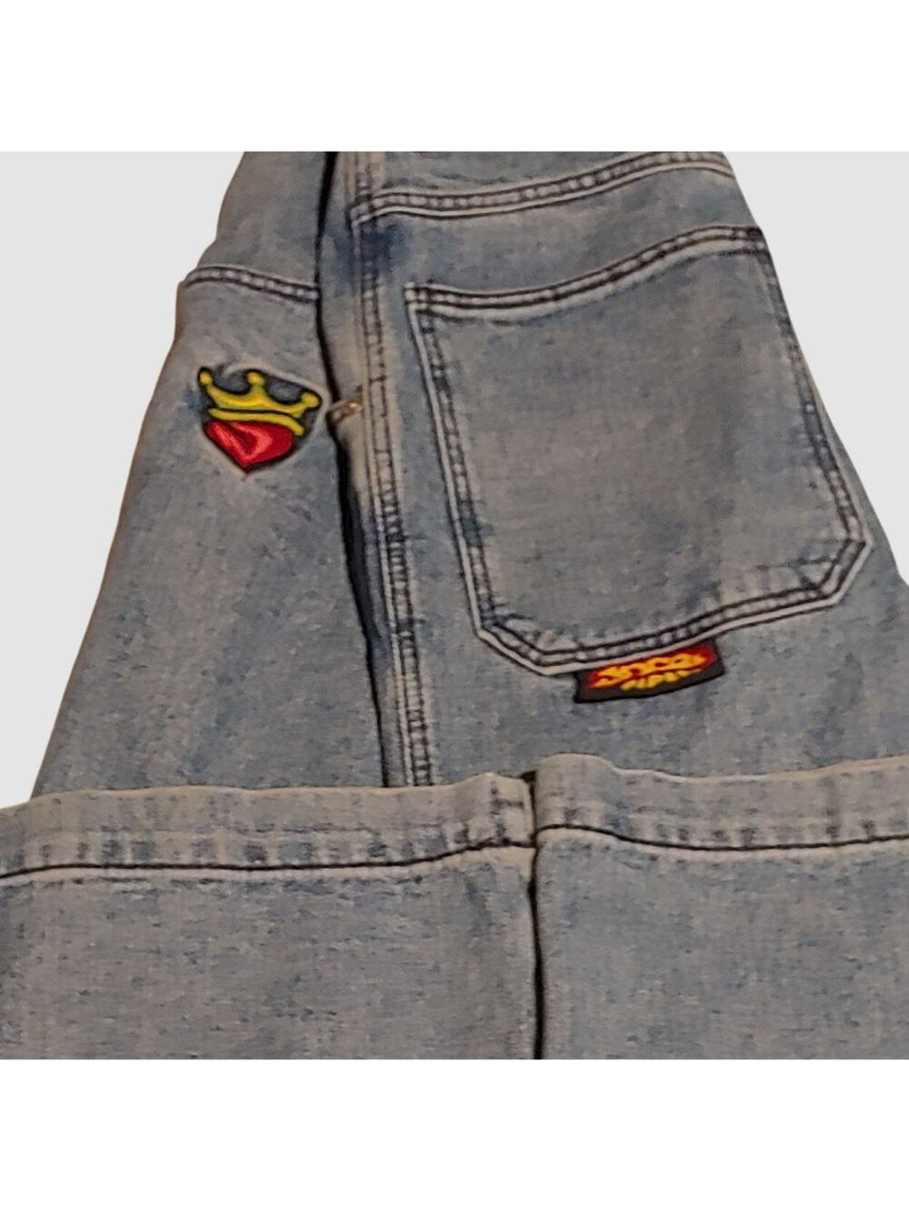 JNCO 179 Pipes Jeans 30x32 23" Wide Leg Baggy Y2K Skater Rave Streetwear Grunge